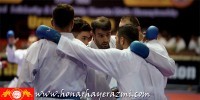 9 برد بدون باخت طلای کومیته تیمی برای کاراته کاهای ایران 